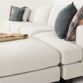 Grayson Modular 5 Seater Sofa, Light Grey