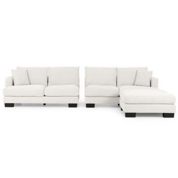 Grayson Modular 5 Seater Sofa, Light Grey