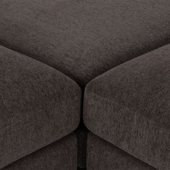 Grayson Modular 5 Seater Sofa, Charcoal