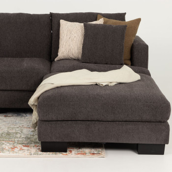 Grayson Modular 5 Seater Sofa, Charcoal
