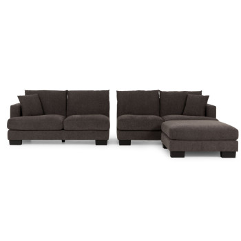 Grayson Modular 5 Seater Sofa, Charcoal