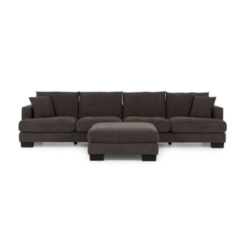 Grayson Modular 5 Seater Sofa, Charcoal