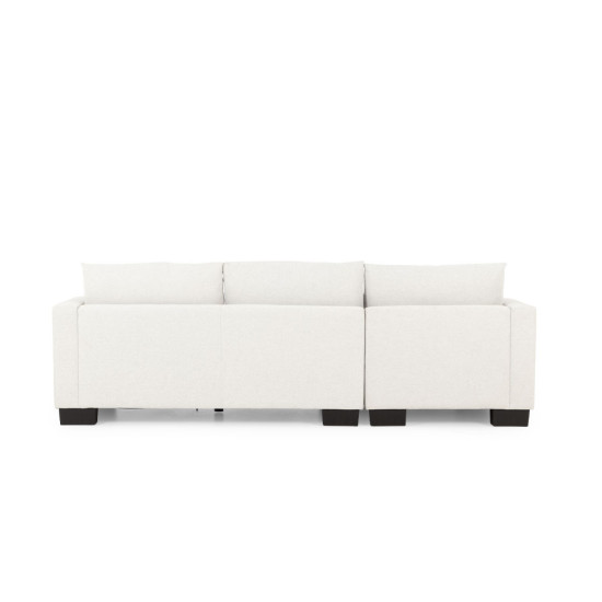 Grayson Left Hand Facing Chaise Sofa, Light Grey