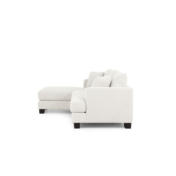 Grayson Left Hand Facing Chaise Sofa, Light Grey