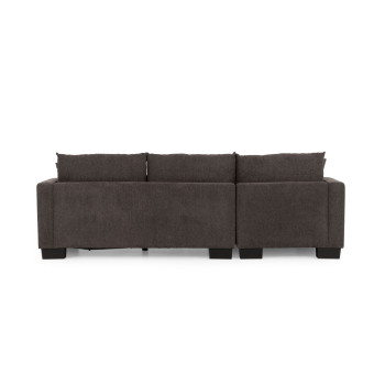 Grayson Left Hand Facing Chaise Sofa, Charcoal