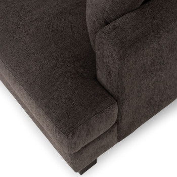 Grayson Left Hand Facing Chaise Sofa, Charcoal