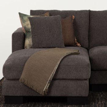 Grayson Left Hand Facing Chaise Sofa, Charcoal