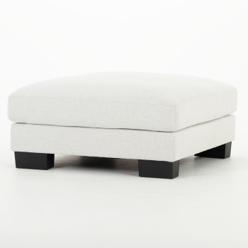 Grayson Modular Ottoman, Light Grey