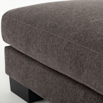 Grayson Modular Ottoman, Charcoal