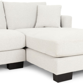 Grayson Right Hand Facing Chaise Sofa, Light Grey