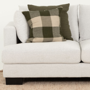 Grayson Right Hand Facing Chaise Sofa, Light Grey