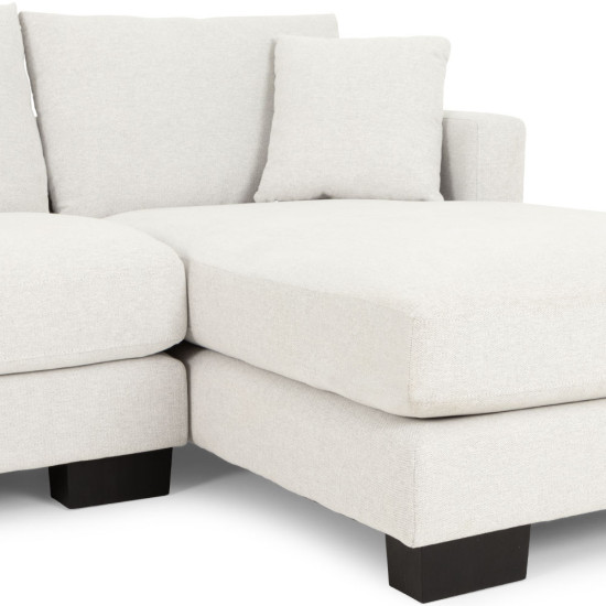 Grayson Right Hand Facing Chaise Sofa, Light Grey