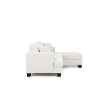 Grayson Right Hand Facing Chaise Sofa, Light Grey