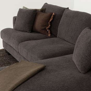 Grayson Right Hand Facing Chaise Sofa, Charcoal