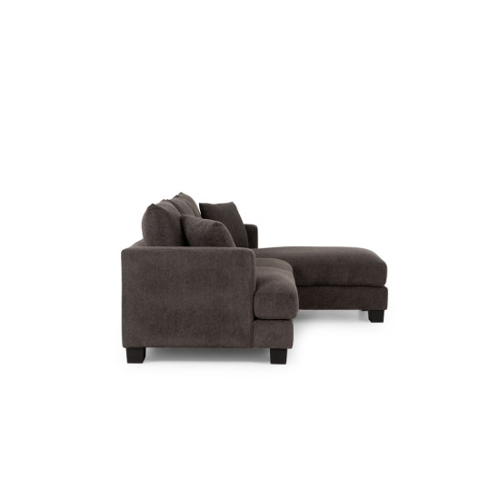 Grayson Right Hand Facing Chaise Sofa, Charcoal