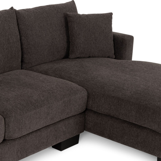 Grayson Right Hand Facing Chaise Sofa, Charcoal