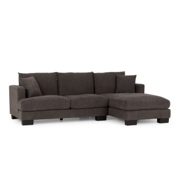 Grayson Right Hand Facing Chaise Sofa, Charcoal