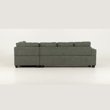 Chester Right Hand Facing Chaise Sofa, Green
