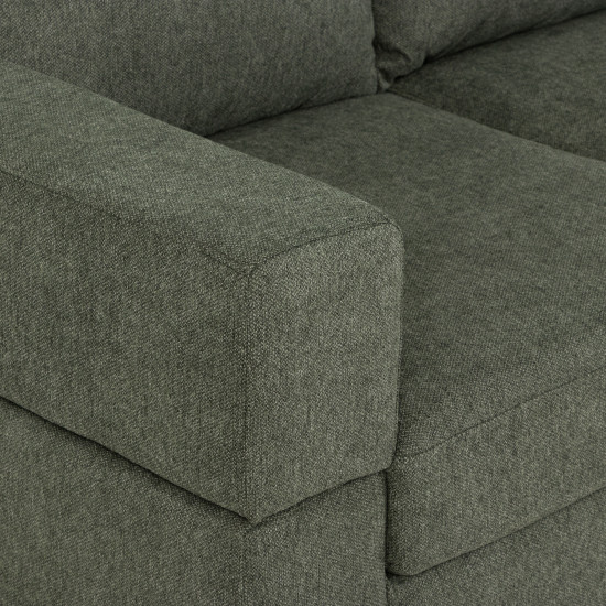 Chester Right Hand Facing Chaise Sofa, Green