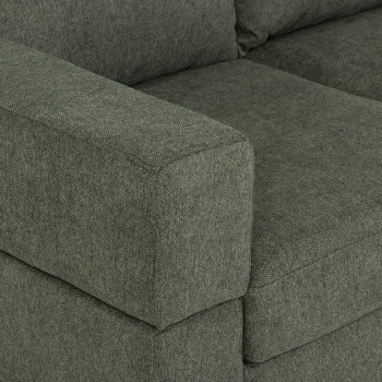 Chester Right Hand Facing Chaise Sofa, Green