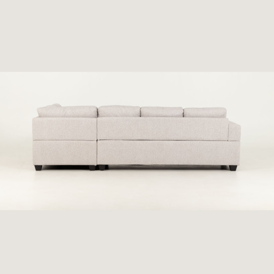 Chester Right Hand Facing Chaise Sofa, Light Grey