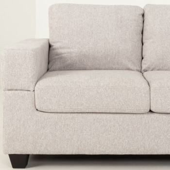 Chester Chaise Sofa, Light Grey