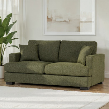 Milana 2 Seater Sofa, Green
