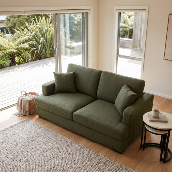 Milana 2 Seater Sofa, Green