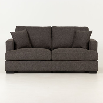 Milana 2 Seater Sofa, Charcoal
