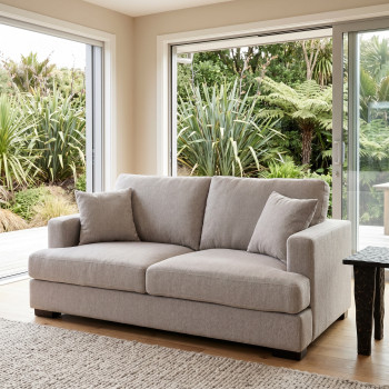 Milana 2 Seater Sofa, Light Grey