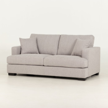 Milana 2 Seater Sofa, Light Grey