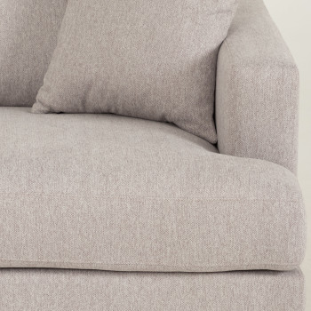 Milana 2 Seater Sofa, Light Grey