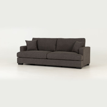 Milana 3 Seater Sofa, Charcoal