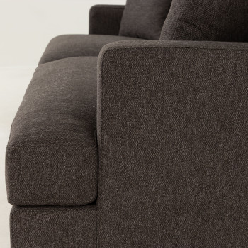 Milana 3 Seater Sofa, Charcoal