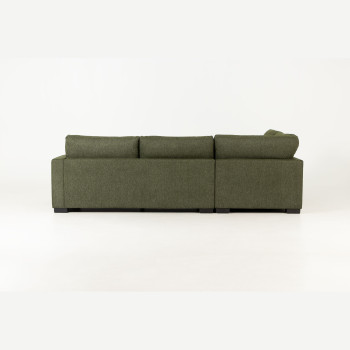 Milana 4 Seater Corner Chaise Left Hand Facing, Green