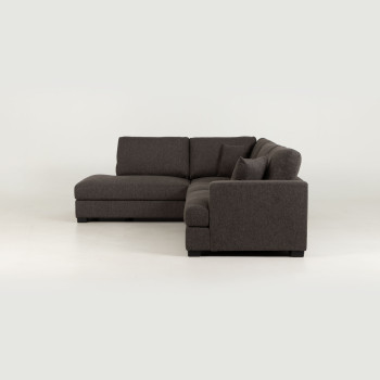 Milana 4 Seater Corner Chaise Left Hand Facing, Charcoal