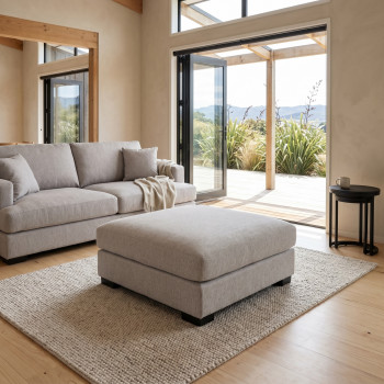 Milana Ottoman, Light Grey