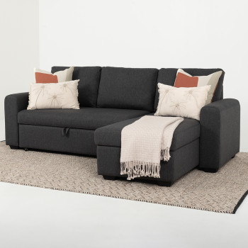 Taylor Sofa Bed, Charcoal