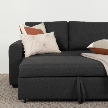 Taylor Sofa Bed, Charcoal