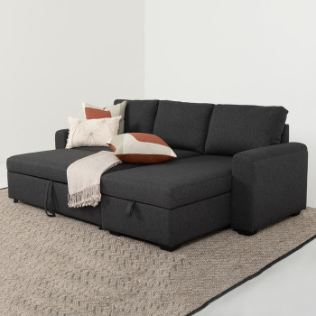 Taylor Sofa Bed, Charcoal
