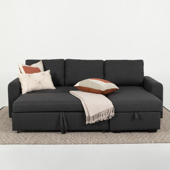 Taylor Sofa Bed, Charcoal