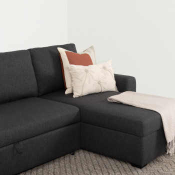 Taylor Sofa Bed, Charcoal