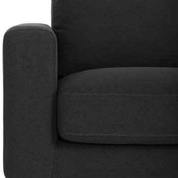 Marley 2 Seater Sofa, Dark Grey
