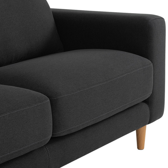 Marley 2 Seater Sofa, Dark Grey