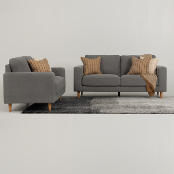 Marley 3 Seater Sofa, Light Grey