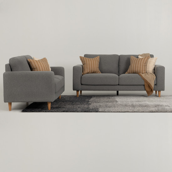 Marley 3 Seater Sofa, Light Grey