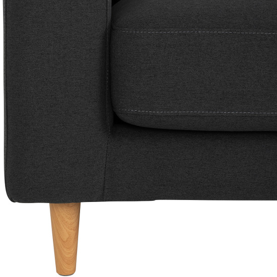 Marley 3 Seater Sofa, Dark Grey