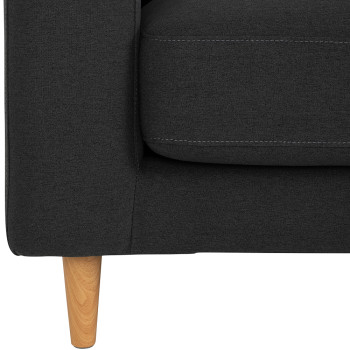 Marley 3 Seater Sofa, Dark Grey