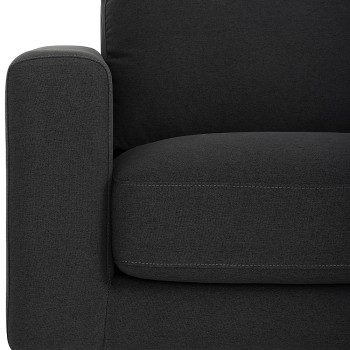 Marley 3 Seater Sofa, Dark Grey