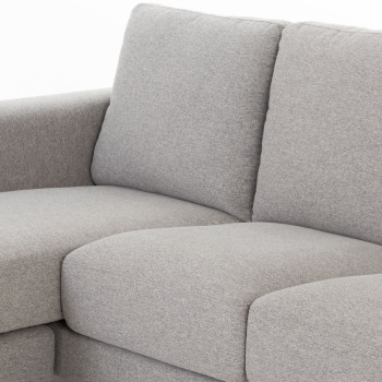 Marley Reversible Chaise Sofa, Light Grey